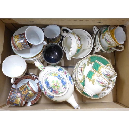 1127 - A collection of mixed china including Masons, Myott and Royal Albert, etc. **PLEASE NOTE THIS LOT IS... 