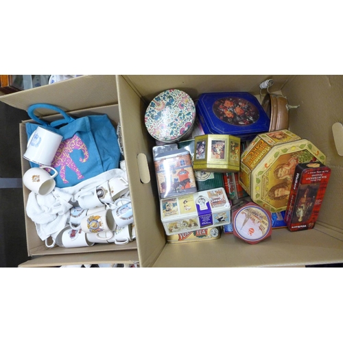 1145 - Ten boxes of assorted items **PLEASE NOTE THIS LOT IS NOT ELIGIBLE FOR POSTING AND PACKING**