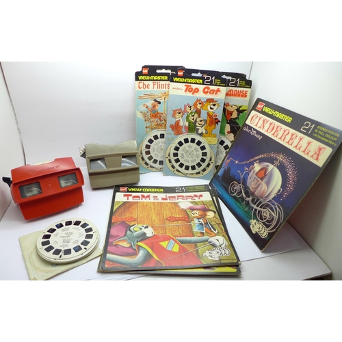 648 - Two Viewmaster viewers and slides