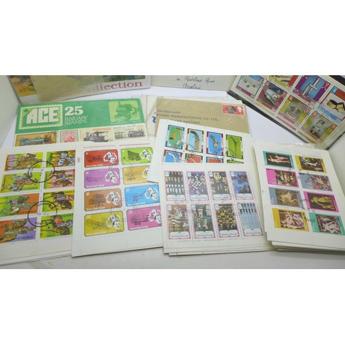 676 - A collection of stamps