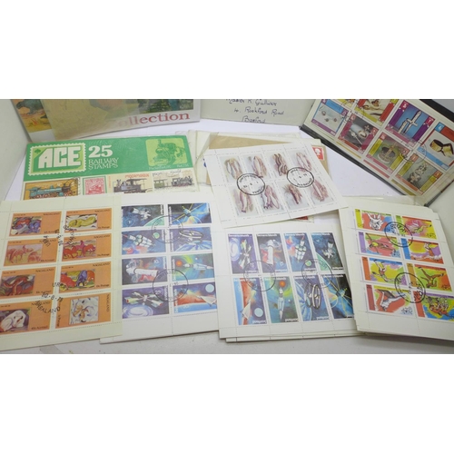 676 - A collection of stamps