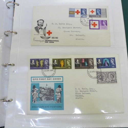 682 - Stamps; GB first day covers, Edward VIII to 1969 (34 no.)