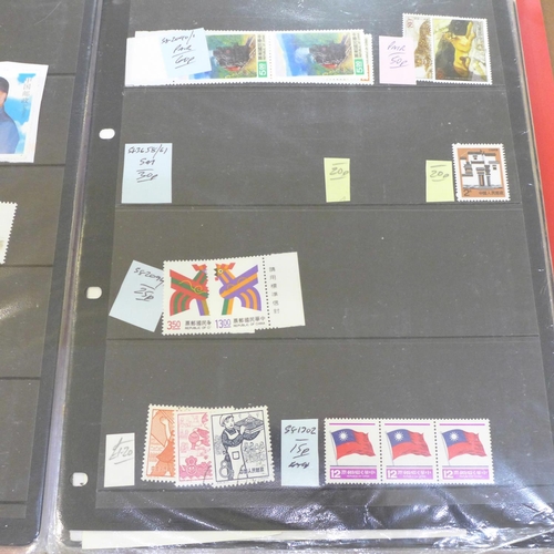 720 - Stamps; China stamps, first day covers, postal history, etc., in folder