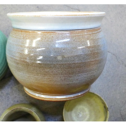 779 - A collection of studio pottery