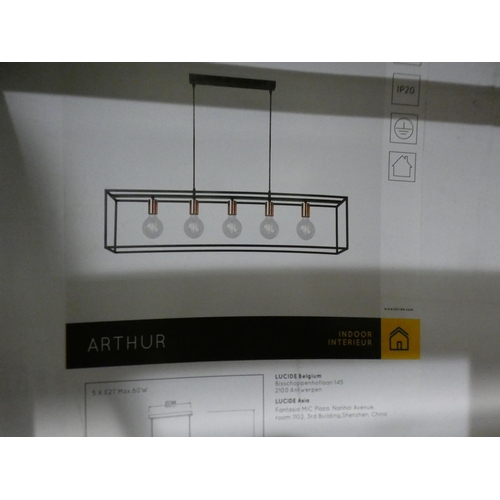 3008 - Lucide 5-light Arthur ceiling light * this lot is subject to VAT