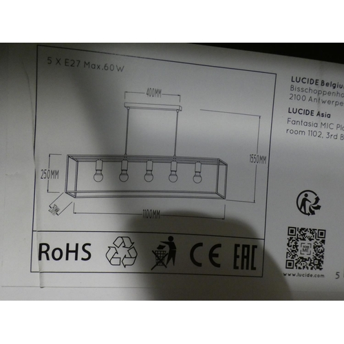 3008 - Lucide 5-light Arthur ceiling light * this lot is subject to VAT