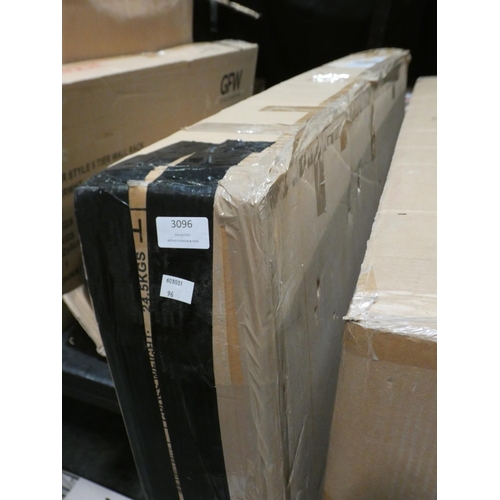 3096 - A white Mitra shoe cabinet * this lot is subject to VAT