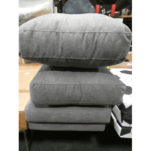 3119 - Charcoal sofa cushion pads * this lot is subject to VAT