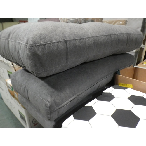 3119 - Charcoal sofa cushion pads * this lot is subject to VAT