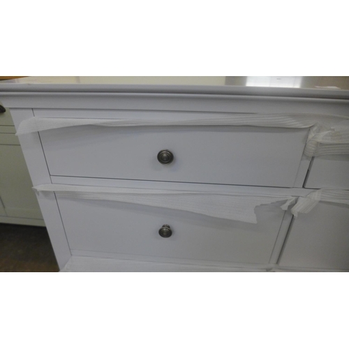 1463 - A grey 6 drawer chest - marked *this lot is subject to VAT