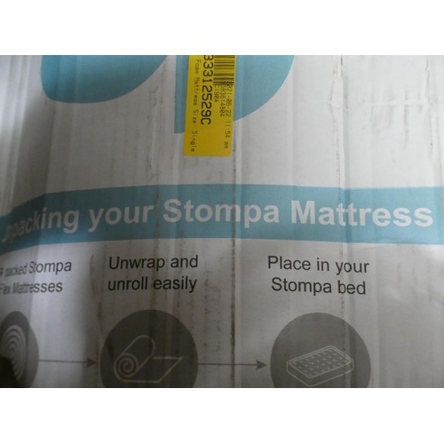 3191 - A Stompa foam single mattress * this lot is subject to VAT