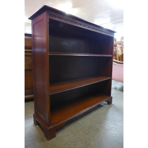 34 - An Ipswich oak open bookcase