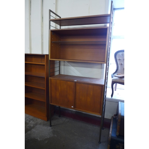 82 - A Staples teak Ladderax room divider