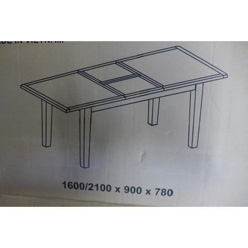 1725 - An oak extending table - boxed unchecked * this lot is subject to VAT