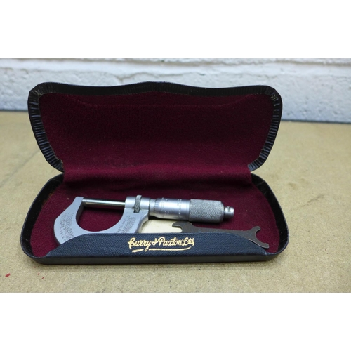 2002 - Moore & Wright micrometer