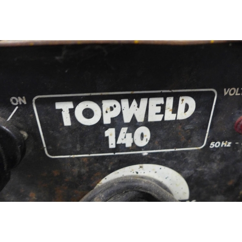 2020 - Topweld 140 stick welder, 240v