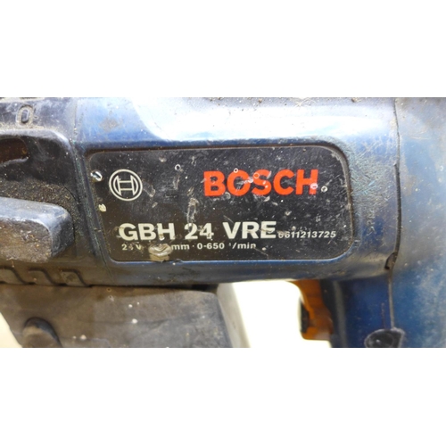 2035 - Bosch JV24VRE SDS drill & chargers - a/f