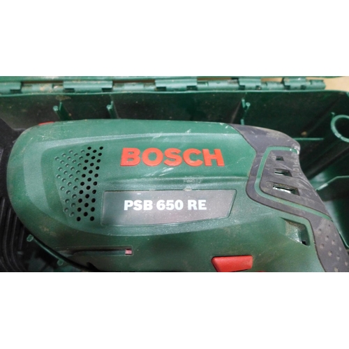 2051 - Bosch PSB65ORE 240v drill in case