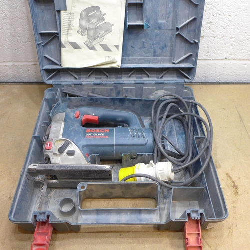 2052 - Bosch 110v Pro jigsaw GST 135 BCE - W