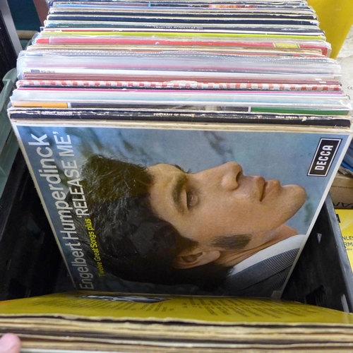 2060 - Large crate of LP records