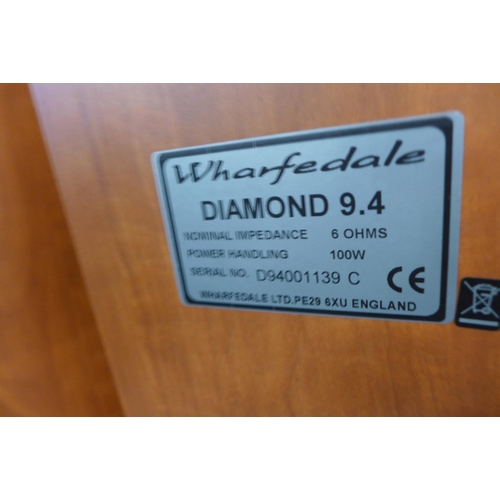 2196 - Pr. of Wharfedale Diamond 9.4 100w floor standing speakers