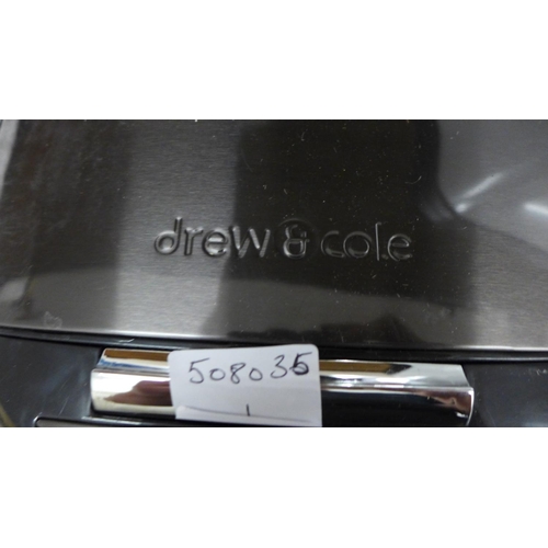 2261 - Drew &  Cole air fryer multi cooker & sectioned pedal bin