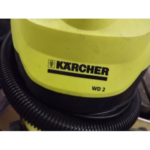 2323 - Karcher K2 full control pressure washer & Karcher WD2 Wet & Dry vacuum cleaner