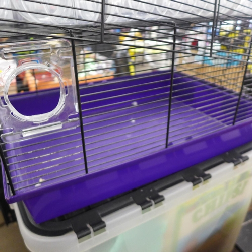 2161 - Hamster cage with accessories