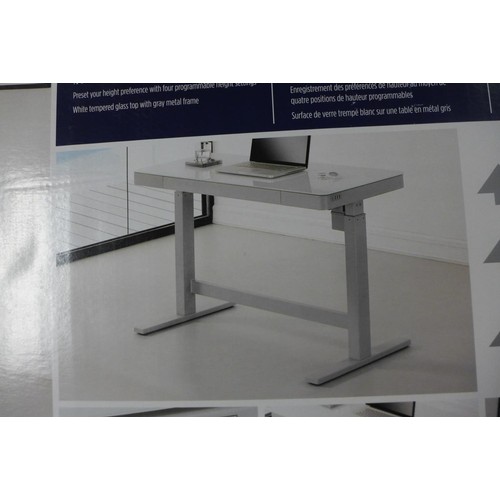 1999 - Tech Power White Adjustable Desk - boxed unchecked, RRP £258.33 + VAT (230-44) * This lot is subject... 