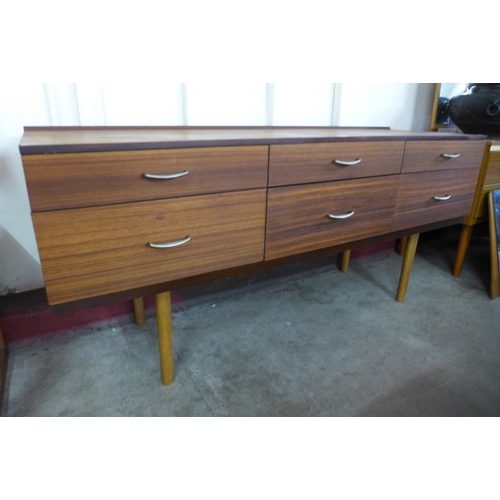 598 - A small afromosia sideboard