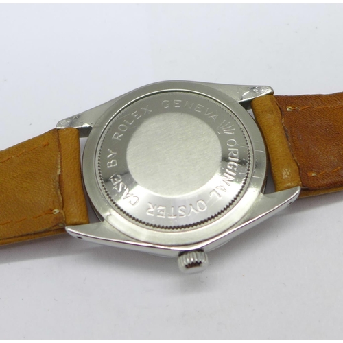 1017 - A Tudor Prince Oysterdate, self winding wristwatch, with a Rolex case and Rolex logo on buckle, 33mm... 