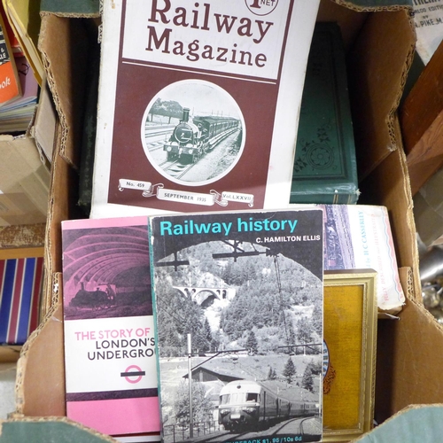 1051 - A large collection of railway related ephemera and books **PLEASE NOTE THIS LOT IS NOT ELIGIBLE FOR ... 