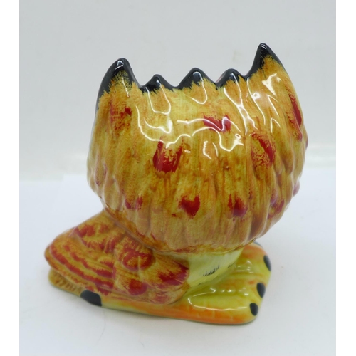 655 - A Lorna Bailey 'Hootie the Owl', 10cm, signed on the base