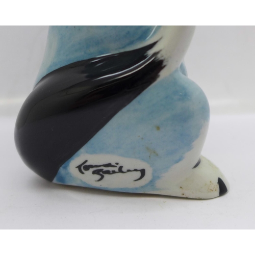 669 - A Lorna Bailey 'Porthos', 14cm, one of the Three Musketeers, signed on the base