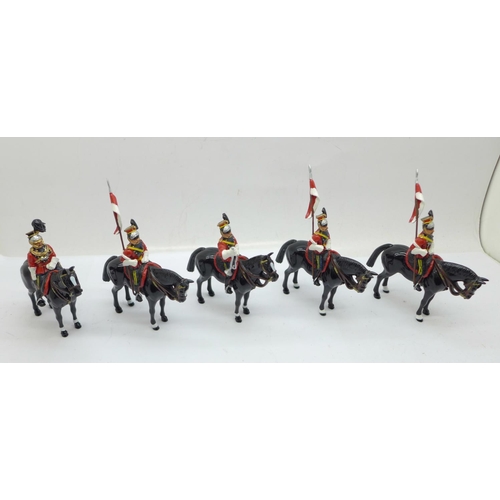 674 - A Britains Toys 00076 The 16th Lancers set, boxed