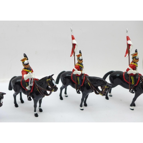 674 - A Britains Toys 00076 The 16th Lancers set, boxed