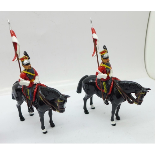 674 - A Britains Toys 00076 The 16th Lancers set, boxed