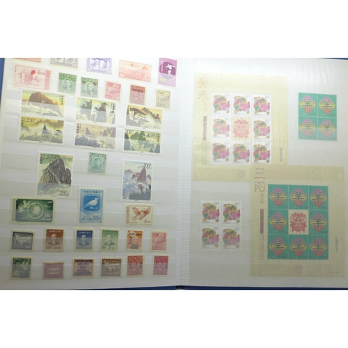 689 - Stamps; China mint stamps in stock book