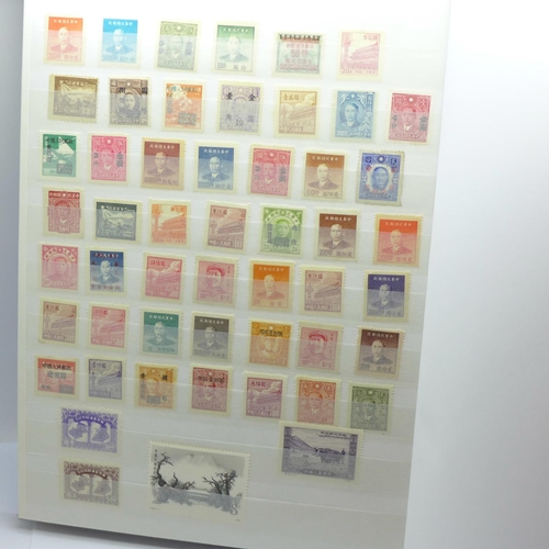 689 - Stamps; China mint stamps in stock book