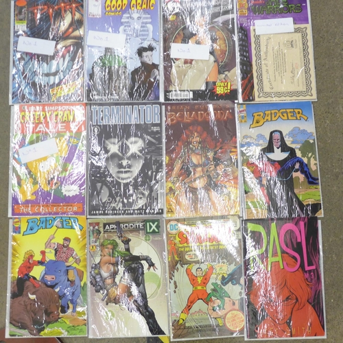 706 - Nineteen comics including three No 1's and limited edition