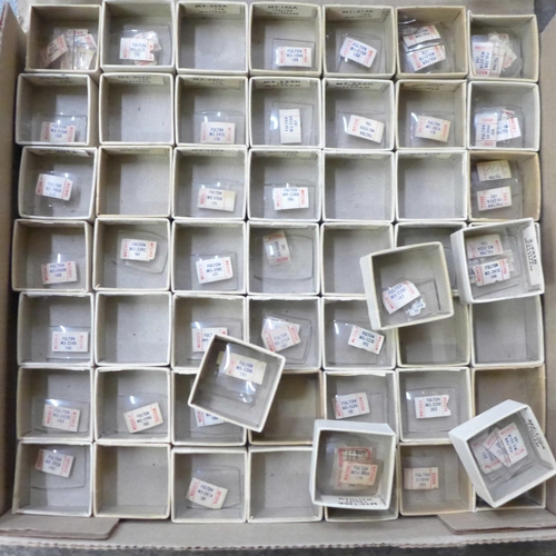 731 - A box of Waltham wristwatch crystals