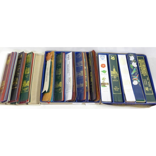 737 - Approximately 150-200 leather book marks