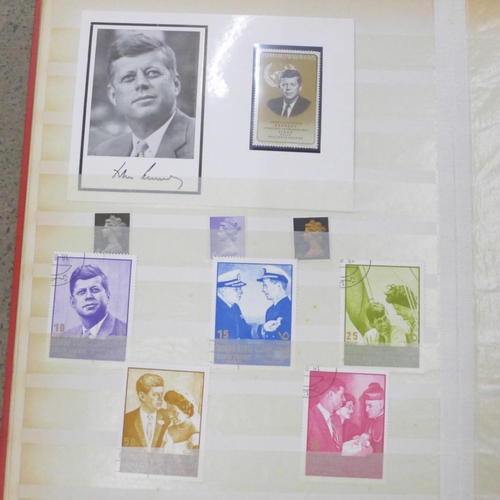 753 - Four albums of stamps, postal history, Stanley Gibbons catalogue and other postal ephemera