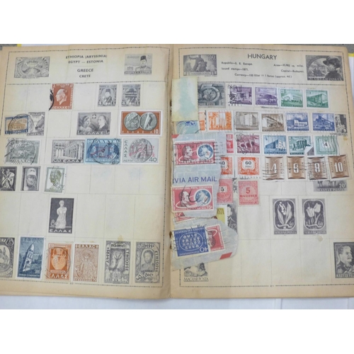 753 - Four albums of stamps, postal history, Stanley Gibbons catalogue and other postal ephemera