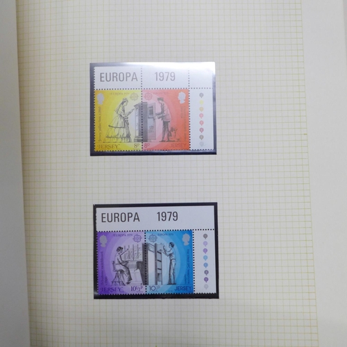 788 - Stamps; a box containing four albums of stamps, a Commonwealth catalogue and a boxed SG Simplex albu... 