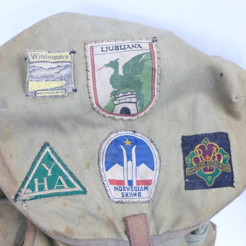 792 - A scout's ruck sack