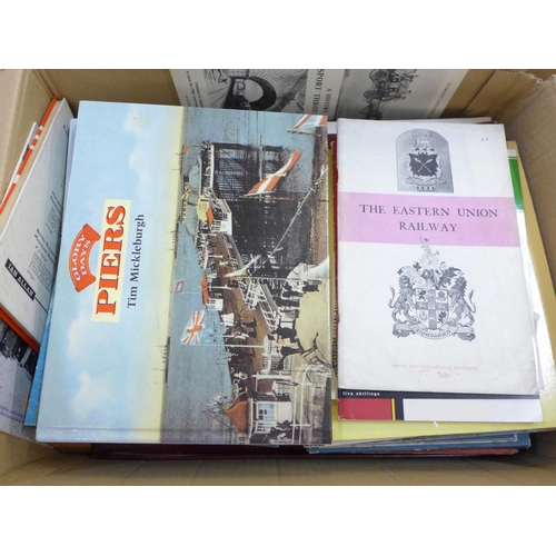 798 - Three boxes of railway related ephemera