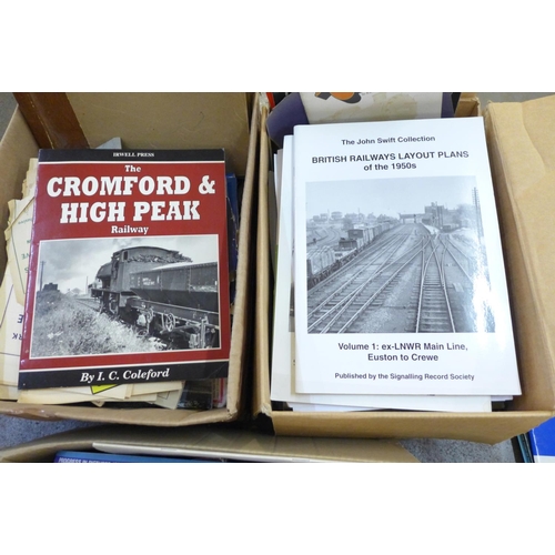 798 - Three boxes of railway related ephemera