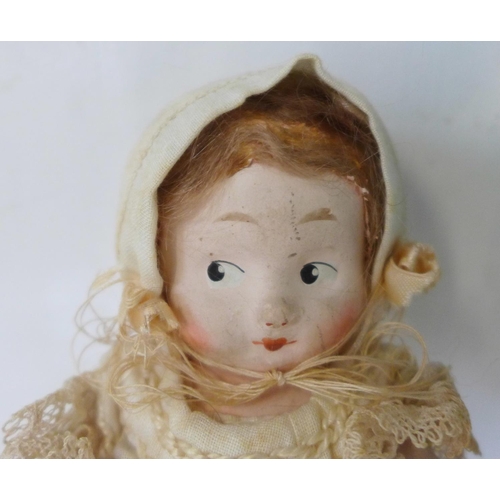 816 - A German Schaeun & Hoffmeister bisque head doll with blue sleep eyes, 1909-8 identification mark, ci... 