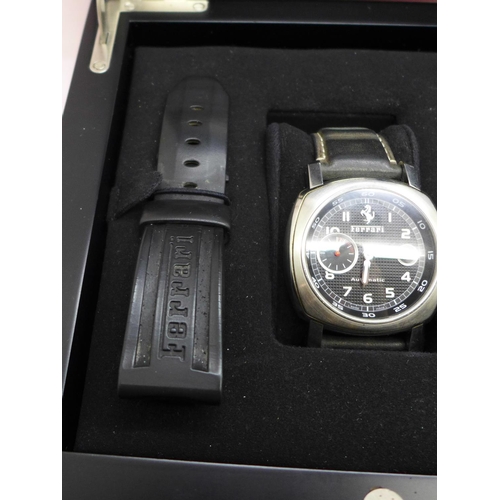 889 - A Panerai Ferrari automatic wristwatch, boxed